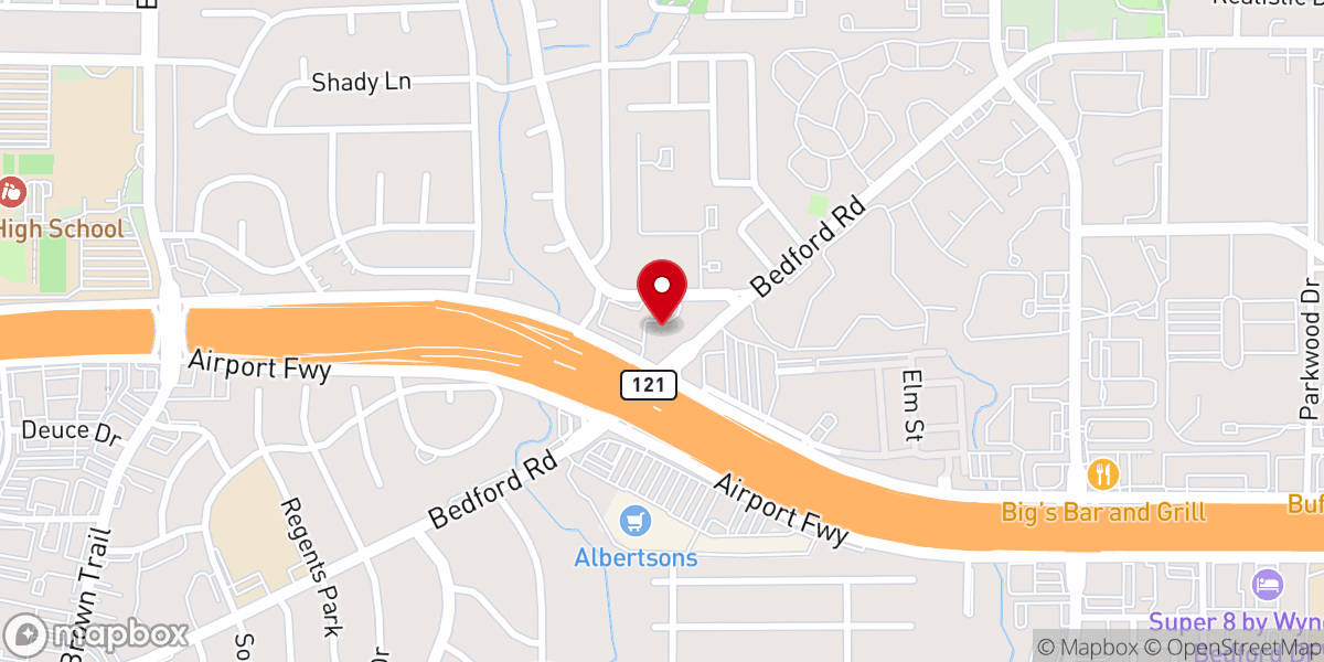 Map showing location of Zion Temple Celebration Center DFW