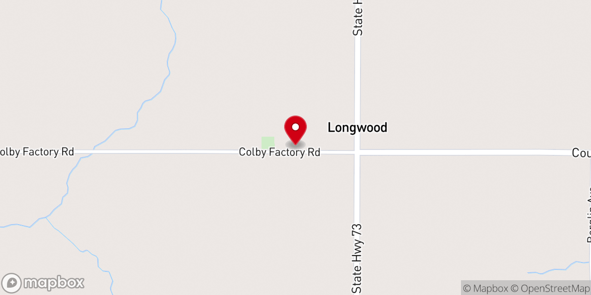 Map showing location of Emmanuel Lutheran Church