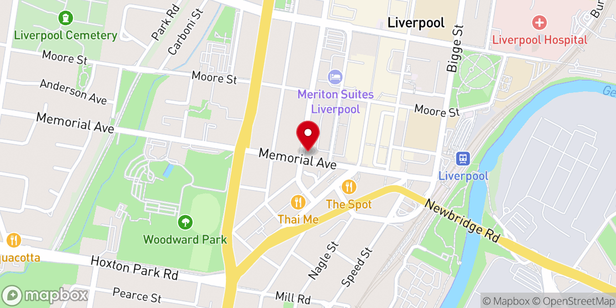 Map showing location of The Ark Church