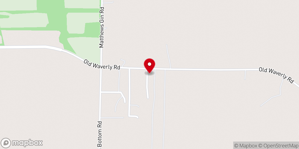 Map showing location of Union Star Missionary Baptist Church