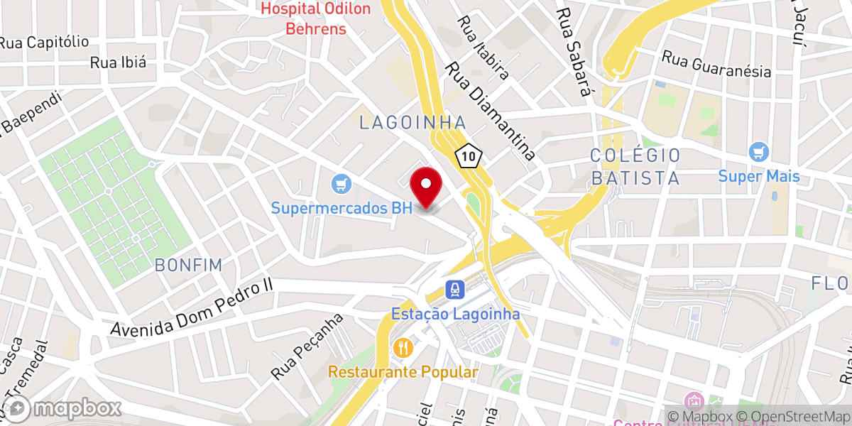 Map showing location of Santuário Arquidiocesano Nossa Senhora da Conceição dos Pobres