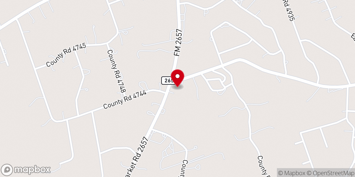 Map showing location of Kemper Oak Hills Baptist Church