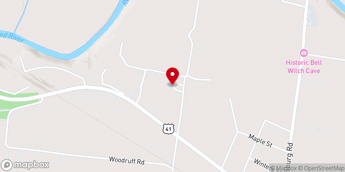 Map showing location of Star of Calvary Missionary Baptist