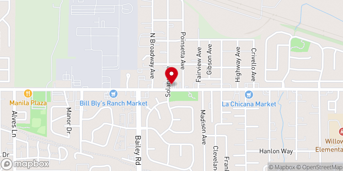 Map showing location of Pittsburg Baptist Church