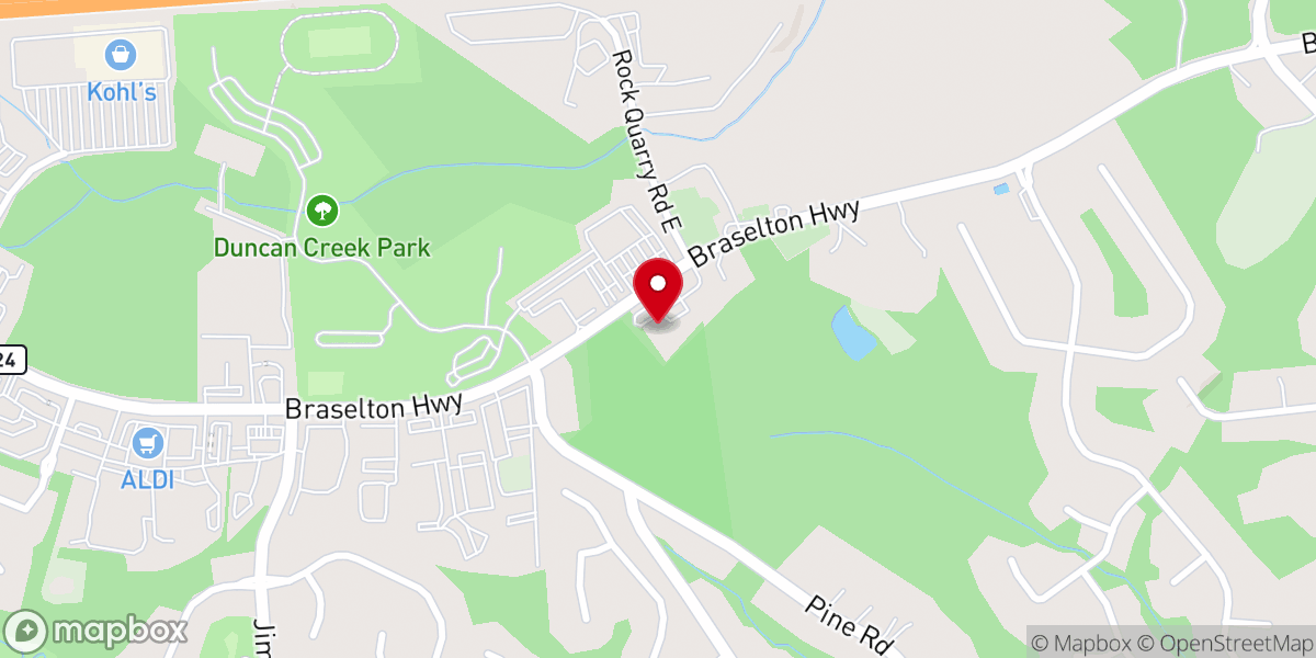 Map showing location of NewBranch Community Church
