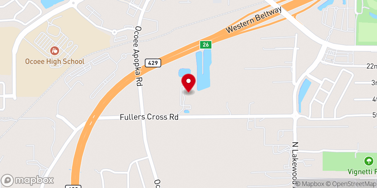 Map showing location of Glad Tidings Church - Central Campus