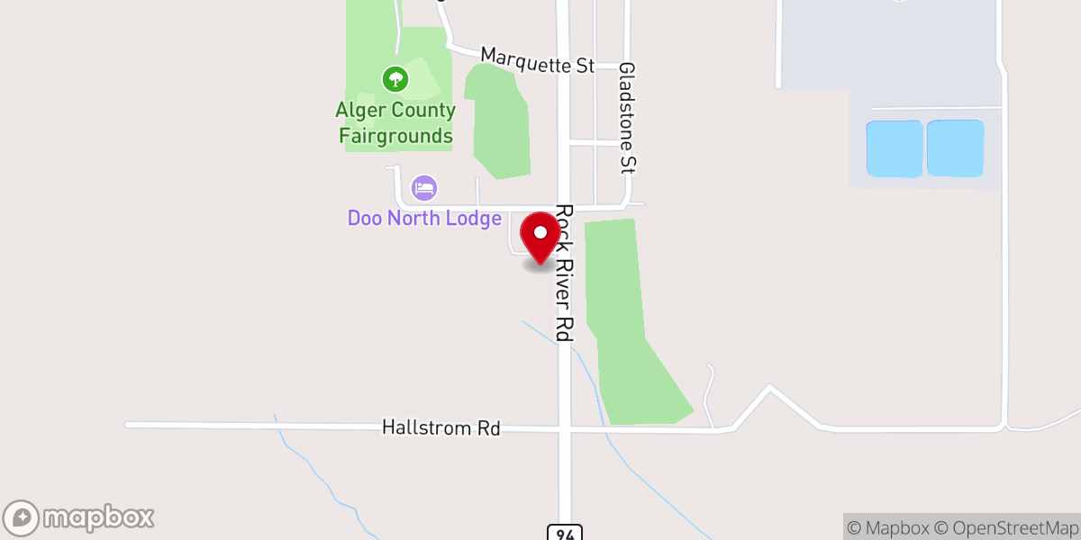 Map showing location of Sion Lutheran Church - LCMS