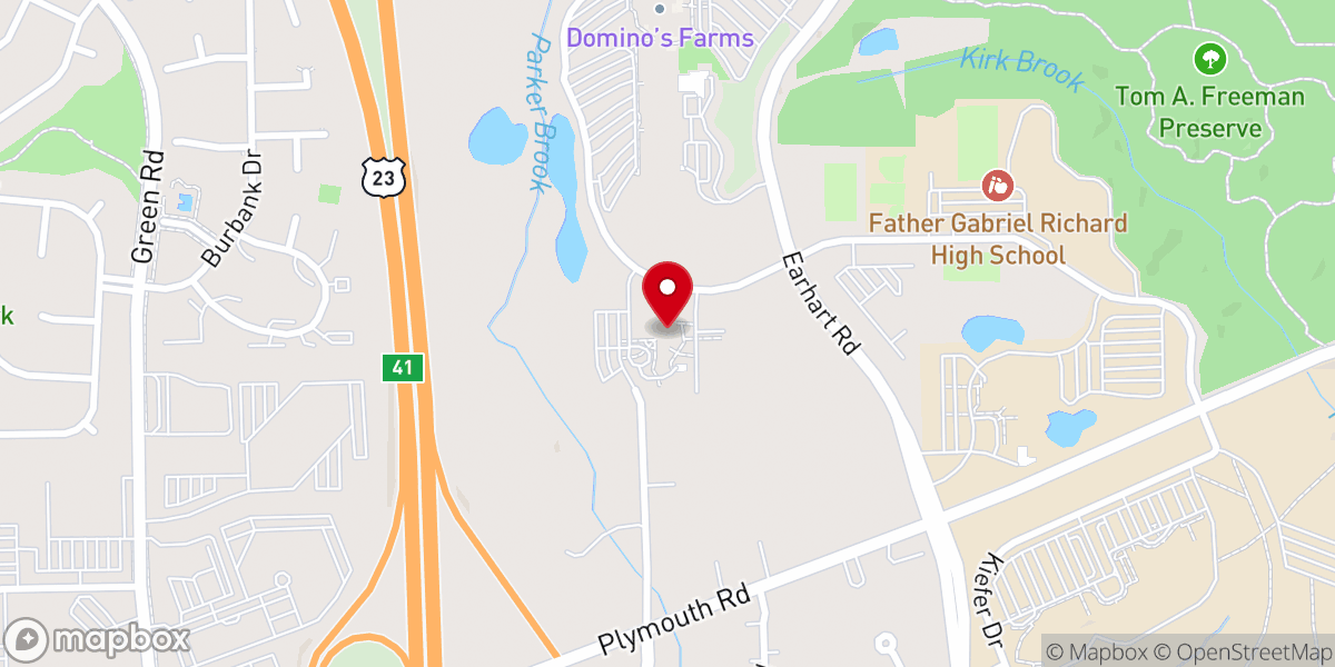 Map showing location of Heart of Christ