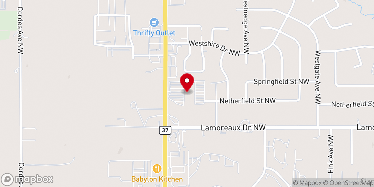 Map showing location of Westgate Bowl