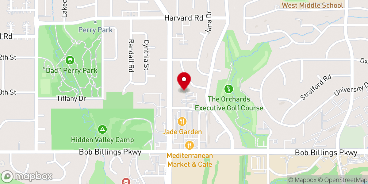 Map showing location of The Fringe