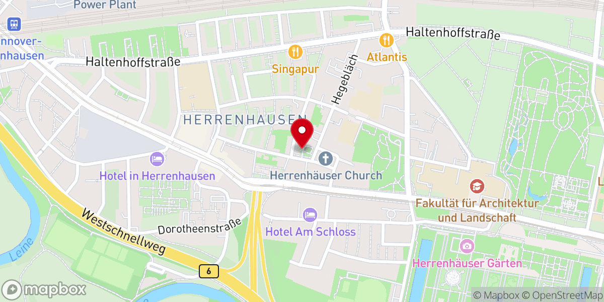 Map showing location of Ev.-luth. Emmaus Kirchengemeinde Hannover