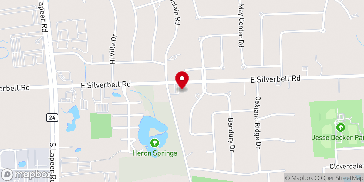 Map showing location of Howarth United Methodist Church