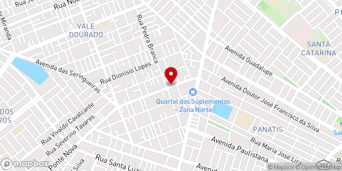 Map showing location of Igreja Batista Em Vale Dourado