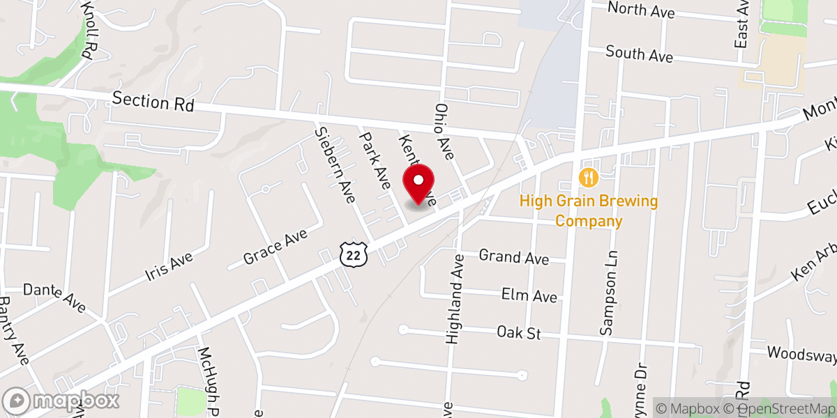 Map showing location of Messiah Community Church