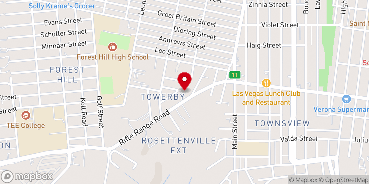 Map showing location of New Apostolic Church Towerby