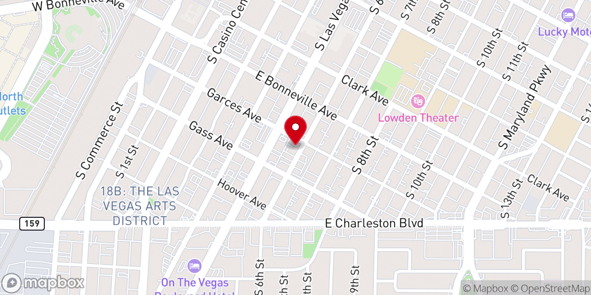 Map showing location of Love Story Wedding Chapel