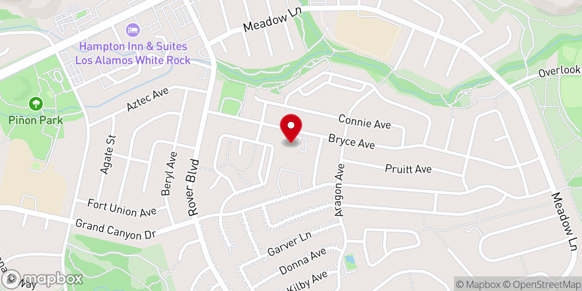 Map showing location of Bryce Avenue Presbyterian Church