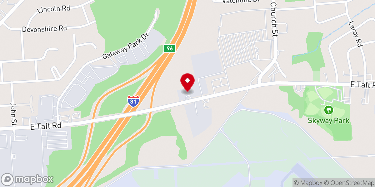 Map showing location of Car Center Inc