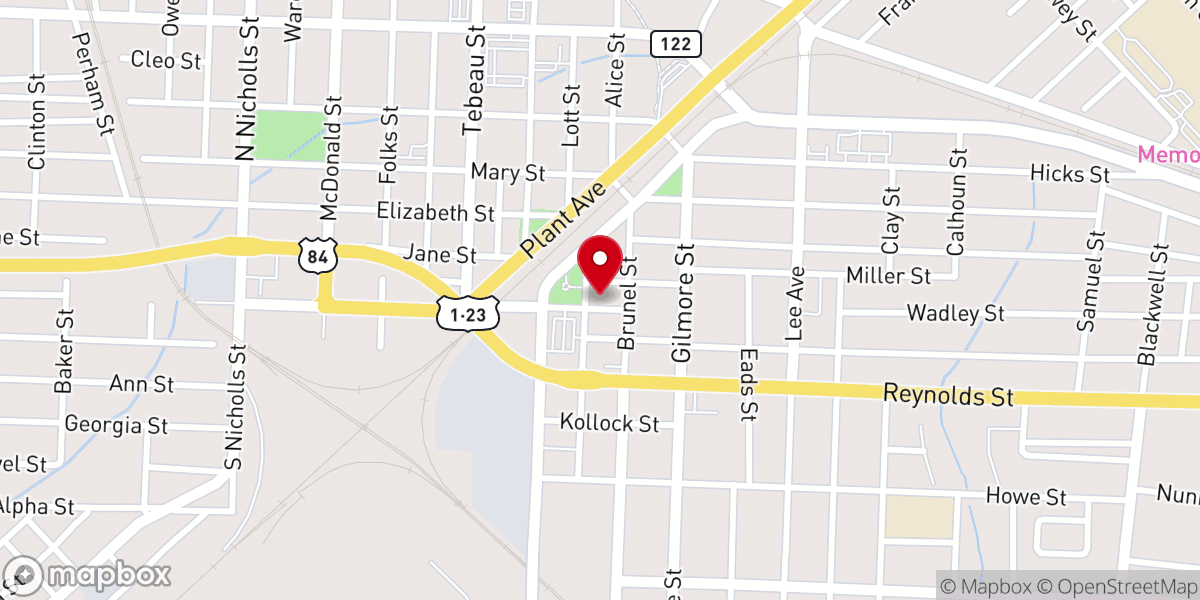 Map showing location of DC Downtown - Food