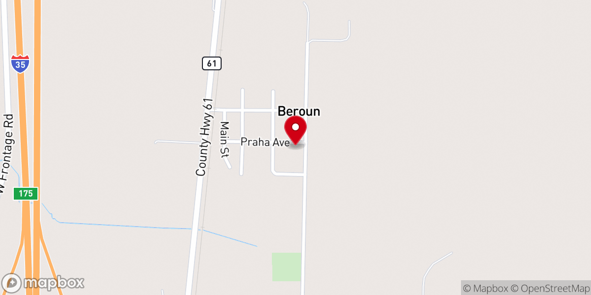Map showing location of St Joseph Catholic Church