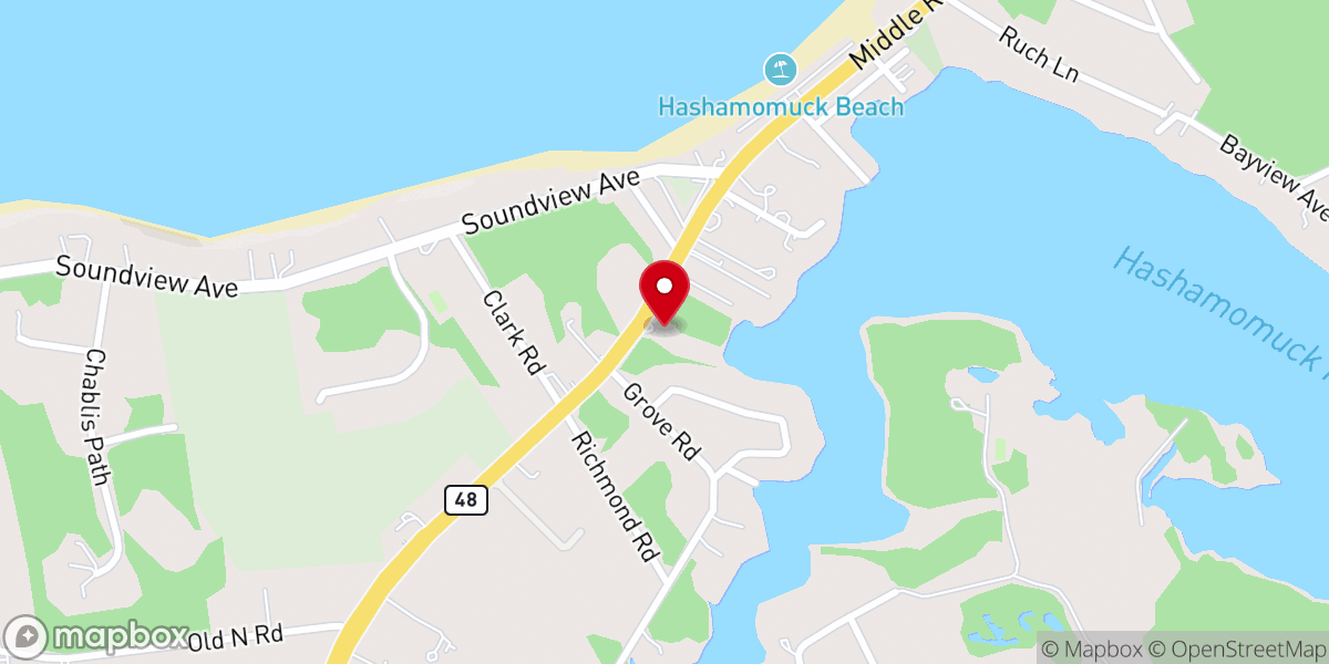 Map showing location of Shiloh Baptist Church