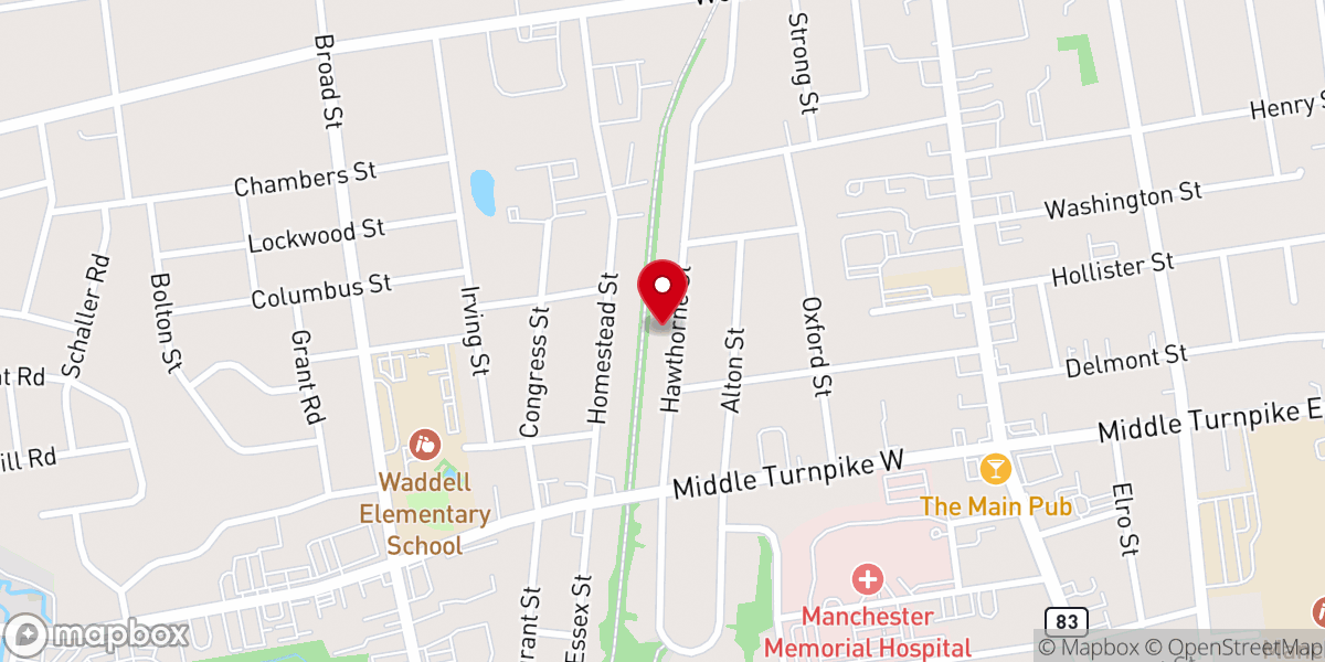 Map showing location of Divine Power Informed Chapel