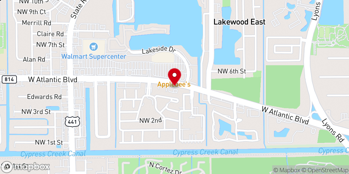 Map showing location of Bethel Church of God Ministries