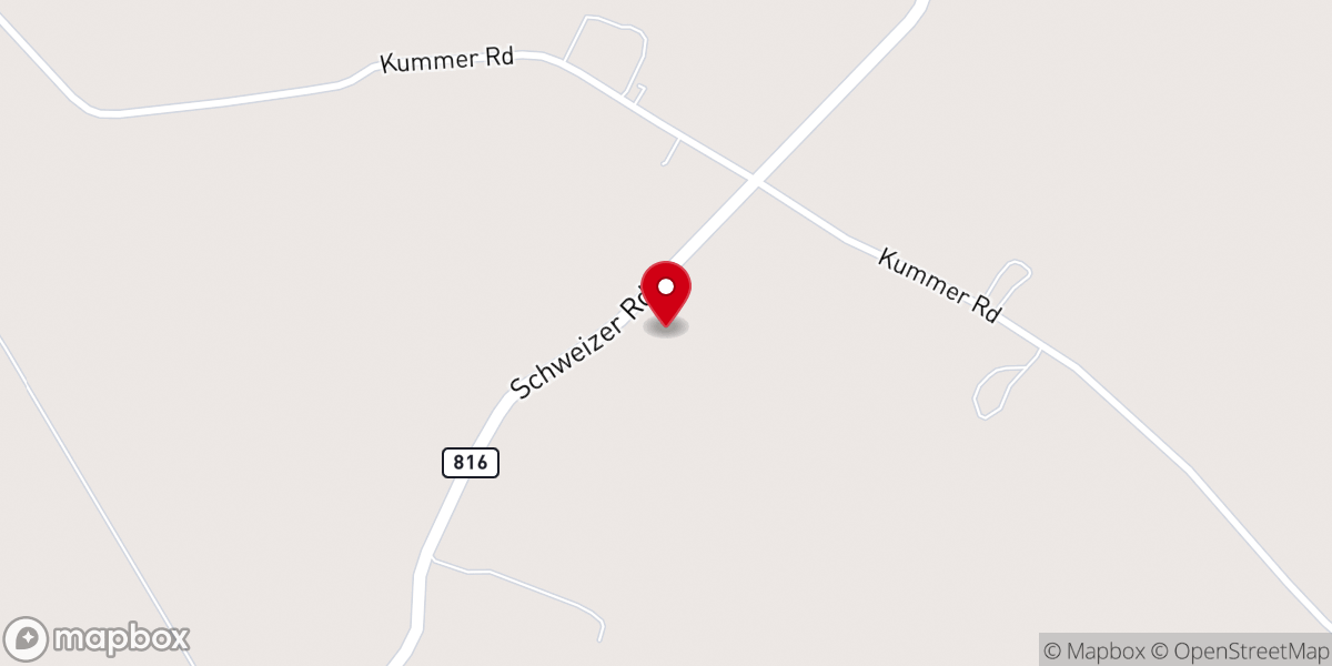 Map showing location of Milliken Chapel