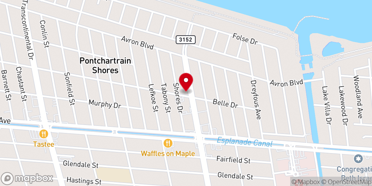 Map showing location of Fellowship Bible Church