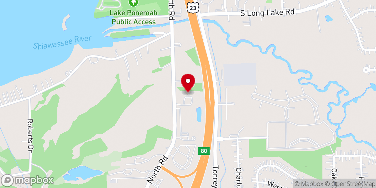 Map showing location of Fenton Church of God