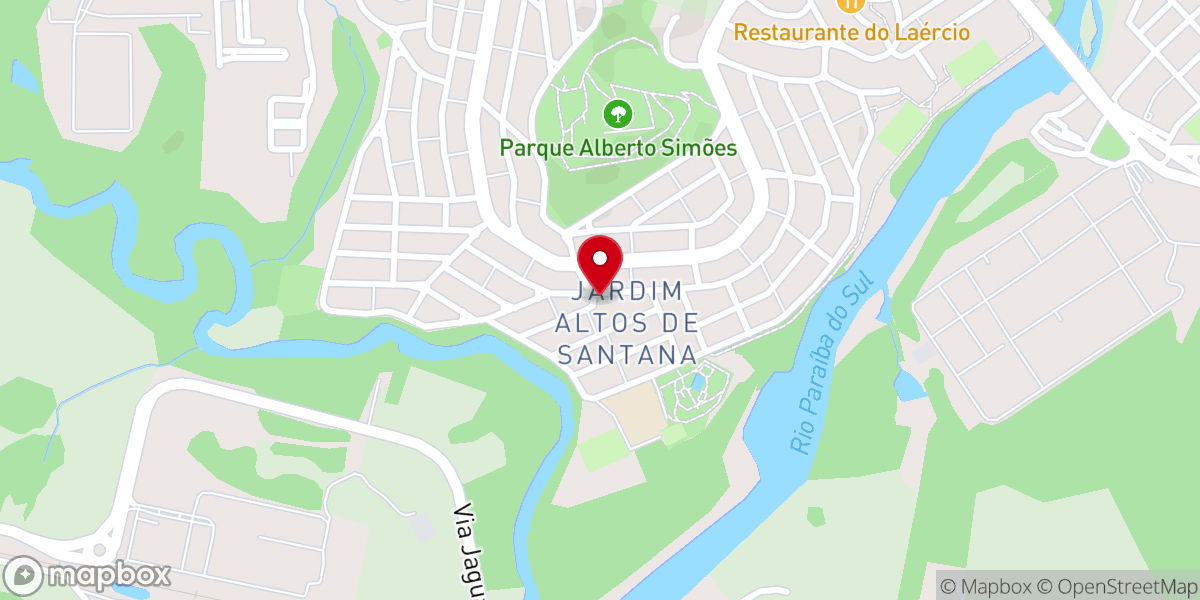 Map showing location of Igreja Pentecostal Deus e Amor