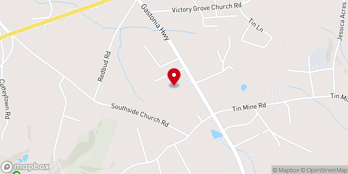 Map showing location of Camino al Cielo Wesleyan Church