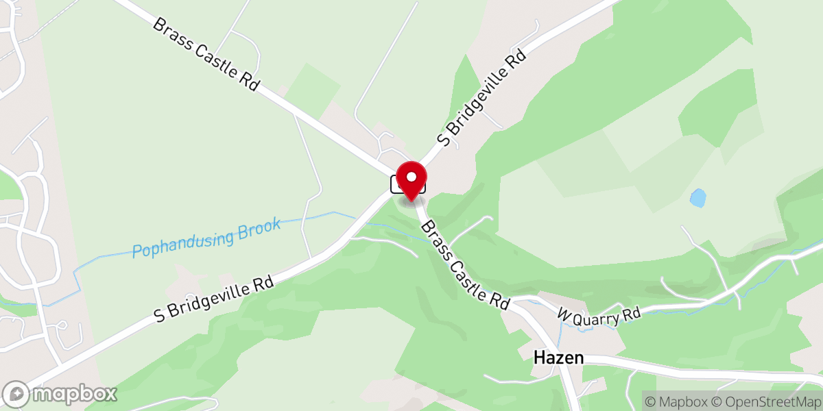 Map showing location of First Presbyterian Church of Oxford at Hazen
