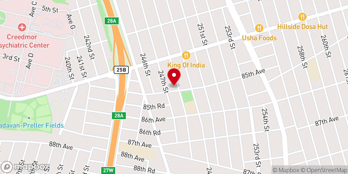 Map showing location of House of Hope Presbyterian Church