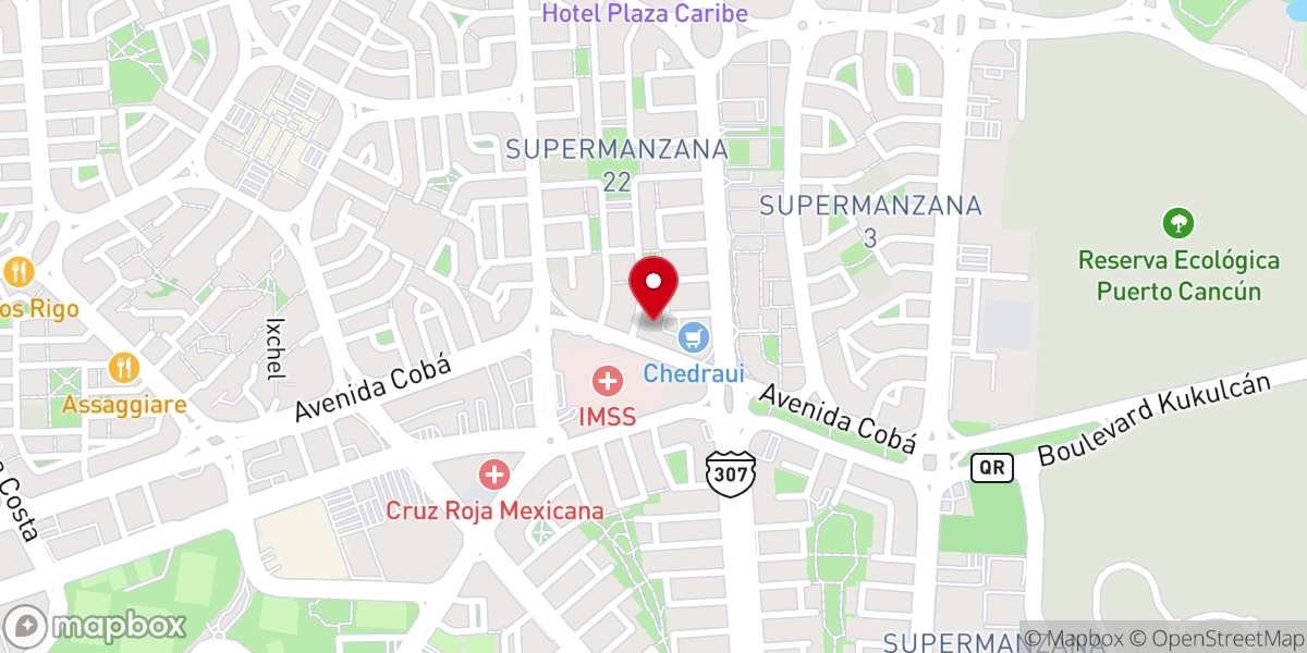 Map showing location of Nuevo Amanecer
