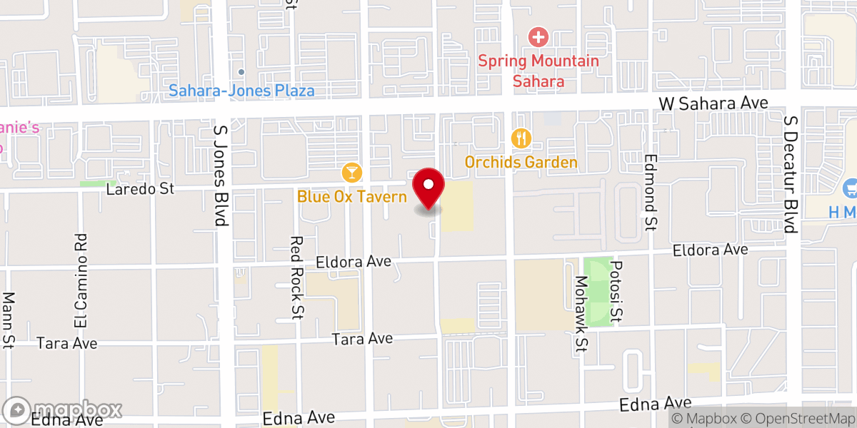 Map showing location of The First Korean Baptist Church
