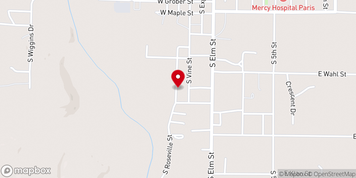 Map showing location of United Pentecostal Church