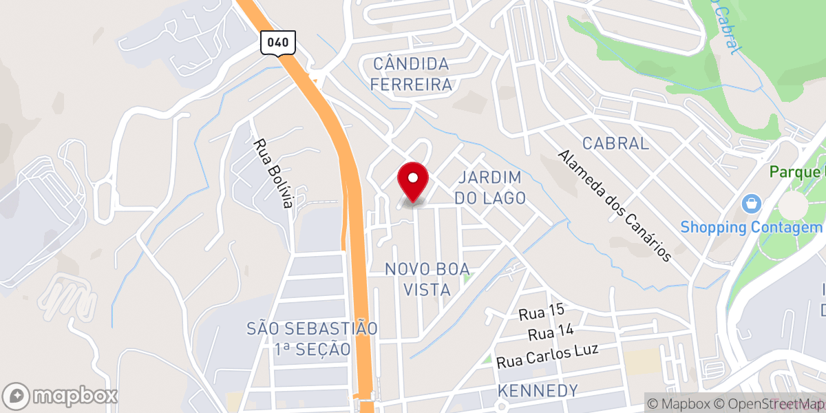 Map showing location of Igreja Nossa Senhora Da Conceição De Emaús - Paróquia São Sebastião da Boa vista
