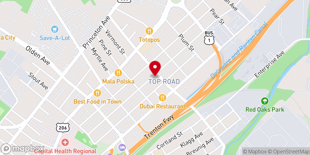 Map showing location of Apostolic Life Church Inc