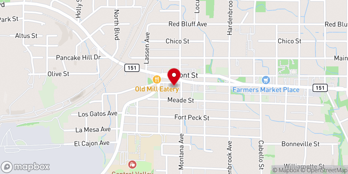 Map showing location of Greater Purpose Church