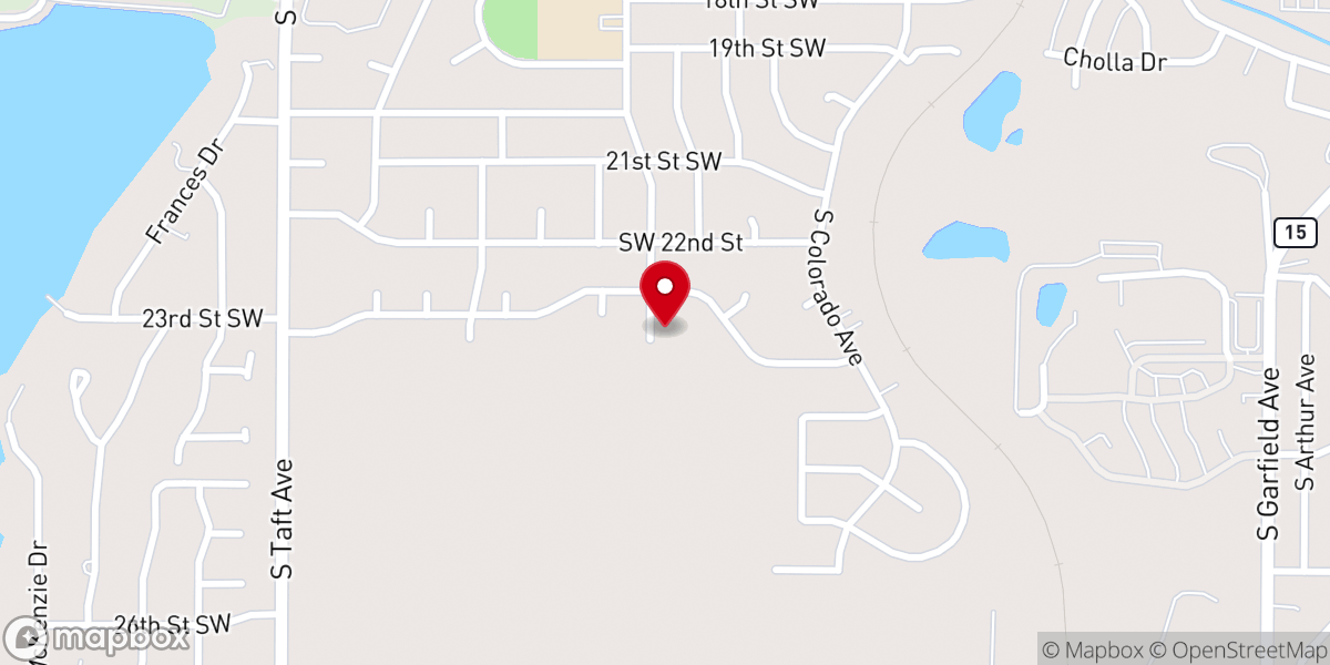 Map showing location of Valley Christian Church Parsonage