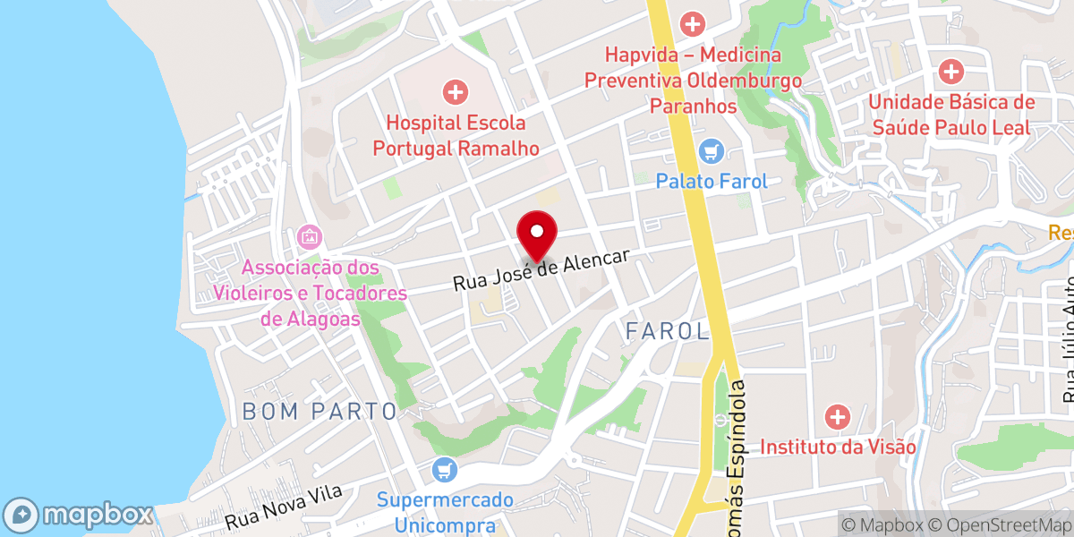 Map showing location of Paróquia Nossa Senhora do Bom Parto