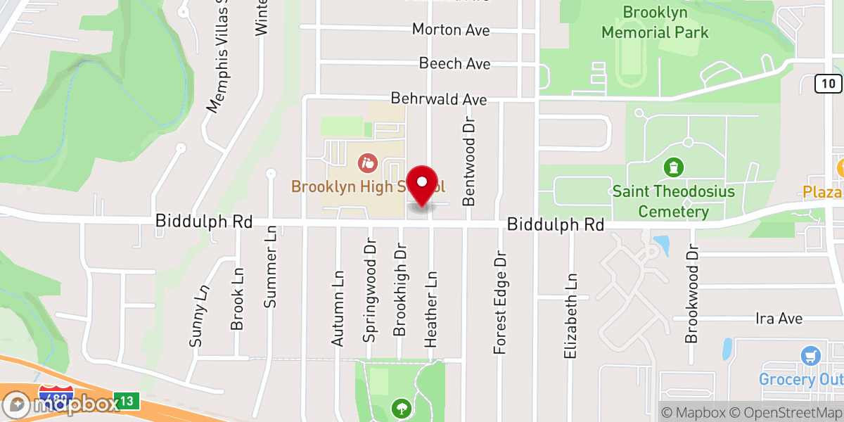 Map showing location of Renew Church Cleveland