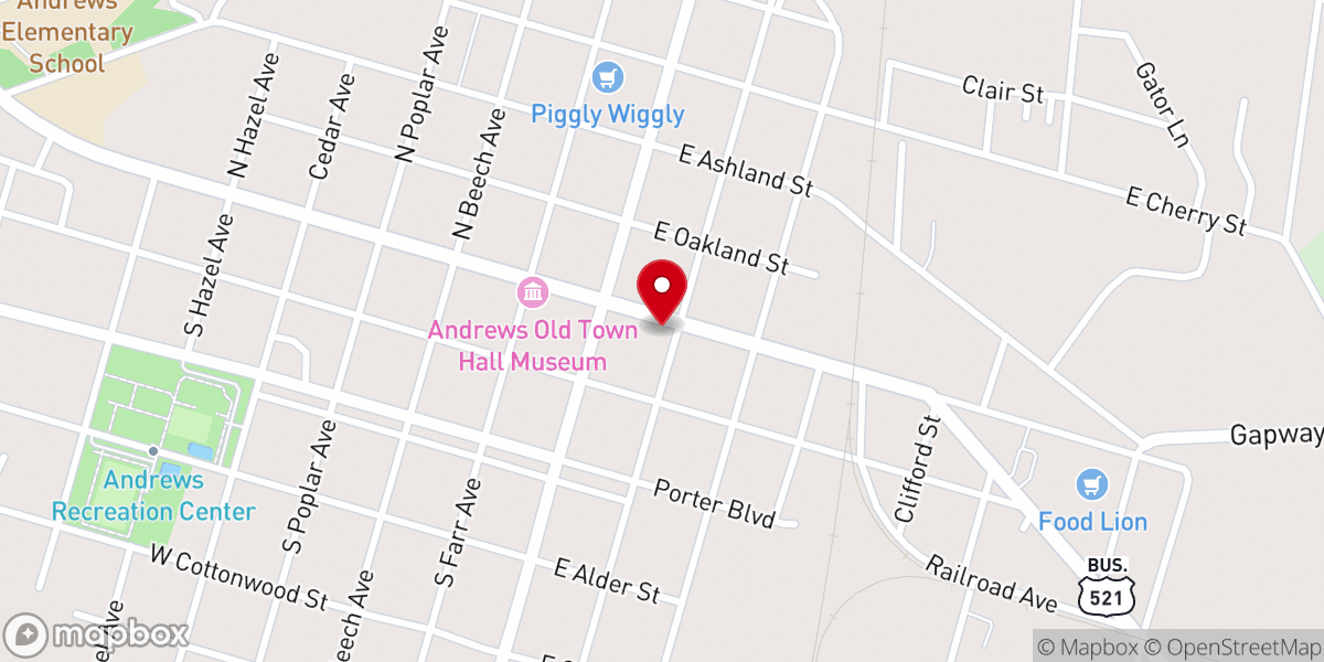 Map showing location of Church of The Redeemed Family Worship Center. Inc.