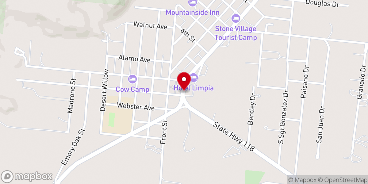 Map showing location of Hidden Manna Ministries International Inc