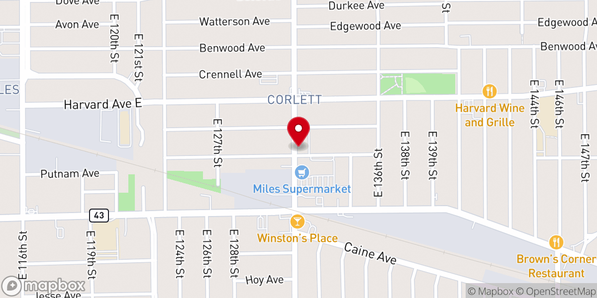 Map showing location of Church of the First Born Inc