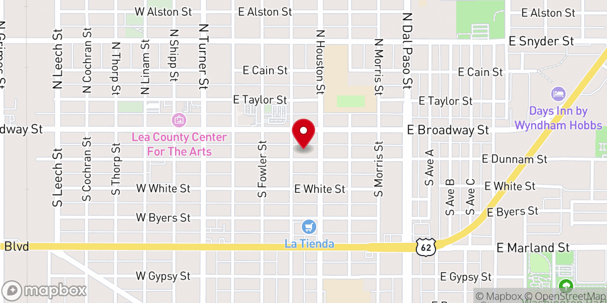 Map showing location of Alpha and omega Christian center