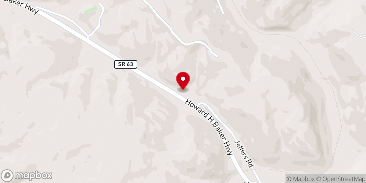 Map showing location of New Life Tabernacle