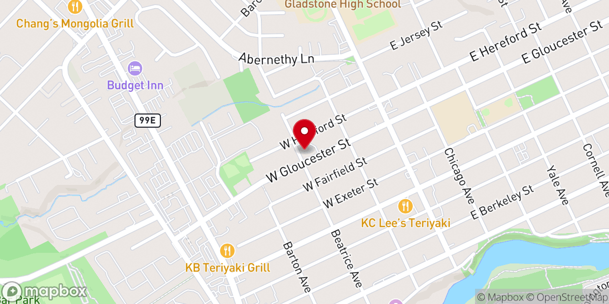 Map showing location of Fern and Fir