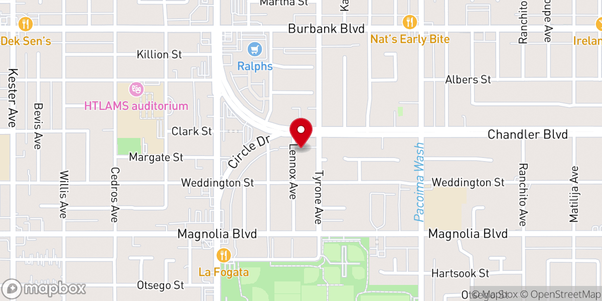 Map showing location of Anamesa Christian Church